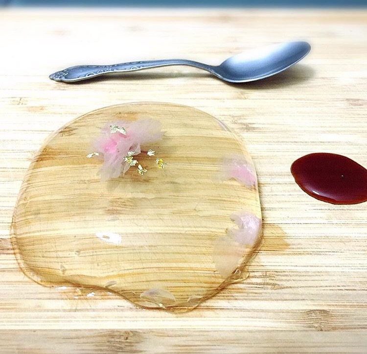 agar agar raindrop cake